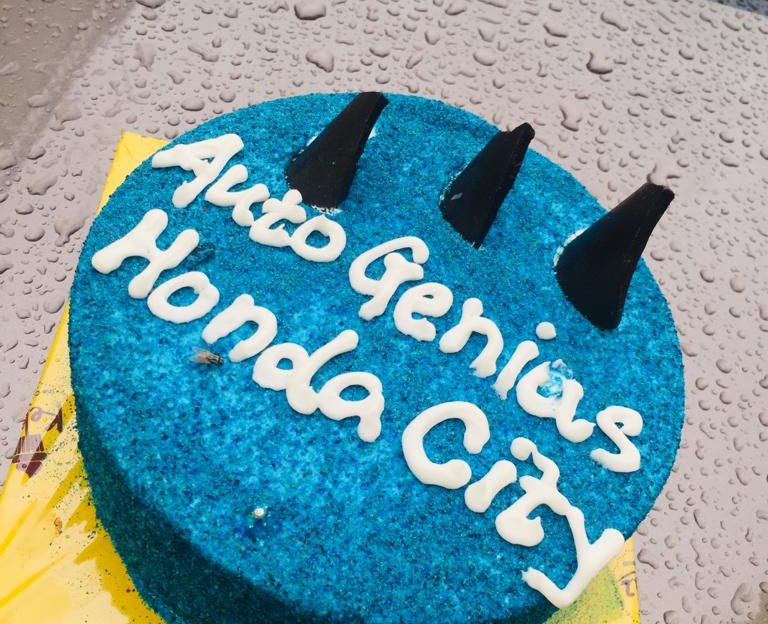 Honda City for Bipin Singh autogenius cake